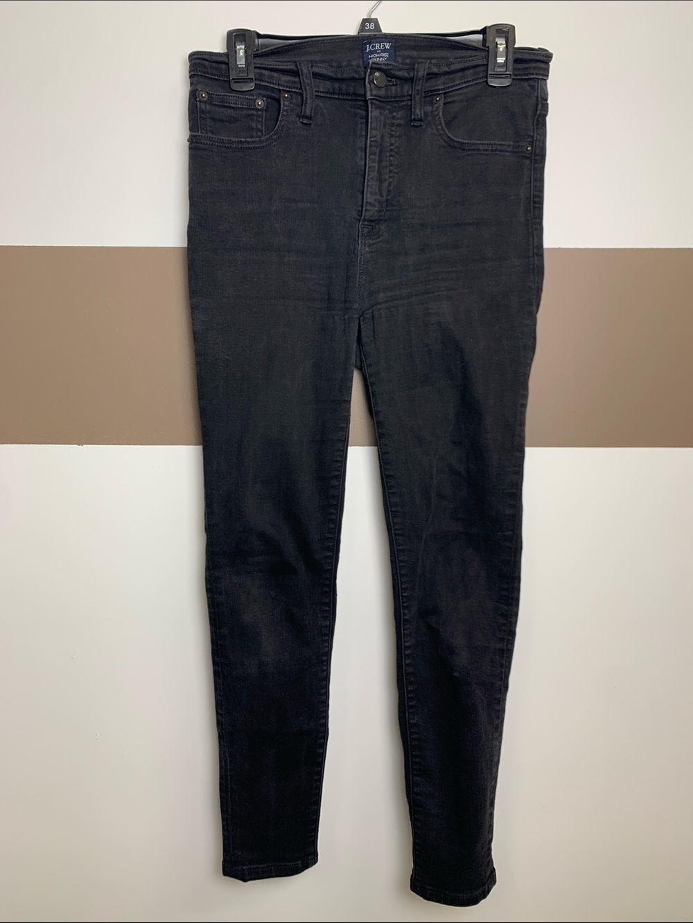 J. Crew Women's Black Skinny Stretch Jeans